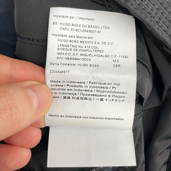 Hugo Boss Men’s L Black Military Utility Jacket Trim Fit Relaxed 38 Reg - Picture 10 of 14